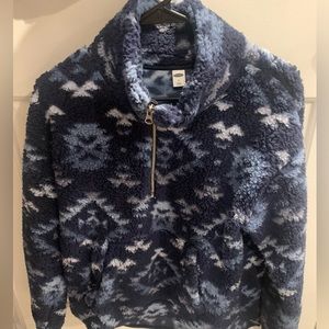 Women’s old navy Sherpa half zip pullover